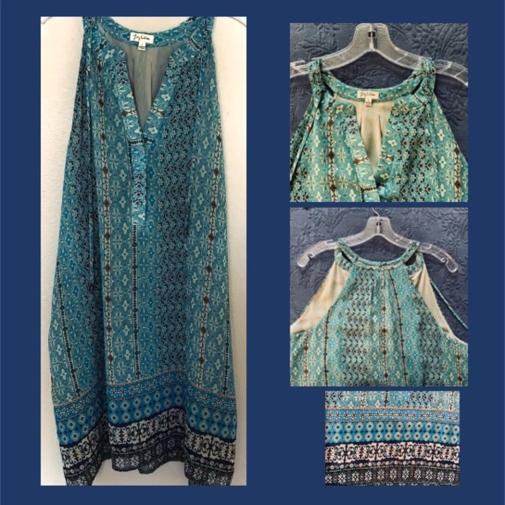 Boho halter dress-tunic